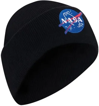 Čepice Rothco Pletená čepice NASA Deluxe černá uni
