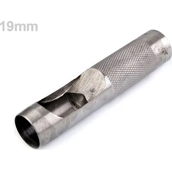 Výsečník / děrovač na látky Ø14;17;18;19;20;22 mm, barva 19 mm nikl
