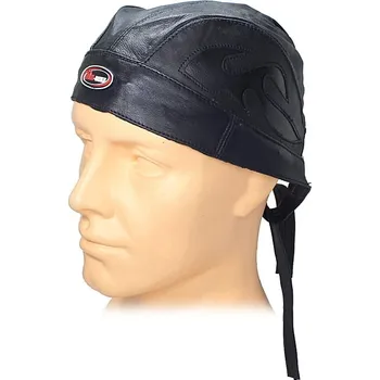 Šátek Moto šátek z telecí kůže černo černý