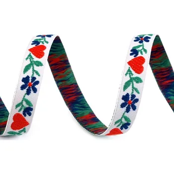 Krojová vzorovka šíře 9 mm, barva 10/1 bílá