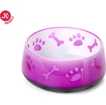 JK ANIMALS Miska pro psa – plastová, pr. 10,5 cm, objem 300 ml, růžová