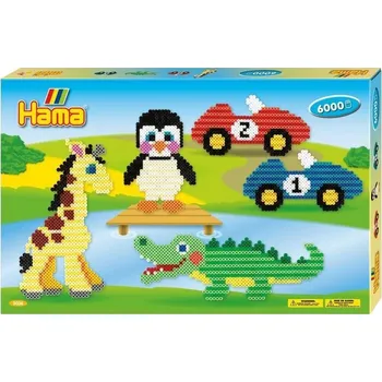 Kosmetická sada Hama MIDI Velká dárková sada - Zvířátka u vody, 6000 ks