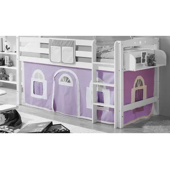 Domeček pro panenku LÁTKOVÝ DOMEČEK dům lila PG