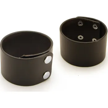 Náramek Kožený náramek š. 40 mm Barva: Hnědá