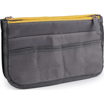 Organizér do kabelky 16x27 cm, barva 6 šedá