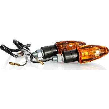 Osvětlení pro motocykl MOTION STUFF Žárovkové mini blinkry Stuff blinkr provedení: černý krátký