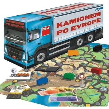Desková hra Dino Kamionem po Evropě nový design