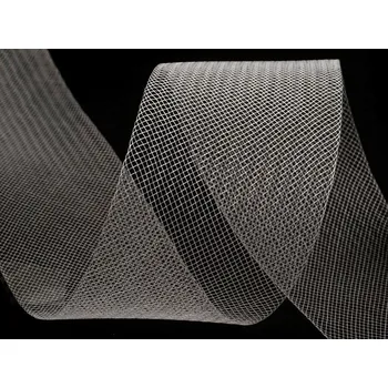 Modistická krinolína na vyztužení šatů a výrobu fascinátorů šíře 4,5 cm, barva 7 (CC33) transparent