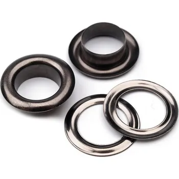 Průchodky s podložkou vnitřní Ø10 mm / vnější Ø16 mm, barva 3 nikl černý