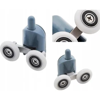 ISO 9649 Pojezdové kolečko dvojité ke sprchovým koutům spodní 1 ks