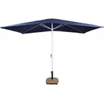 Slunečník obdélníkový, 2 x 3 m, modrý