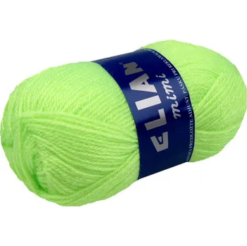 Příze Pletací příze Mimi 50 g, barva 11 (3304) zelená limetková neon