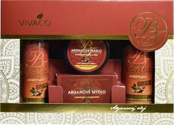 Kosmetická sada Vivaco Dárková kazeta s arganovým olejem 4 ks