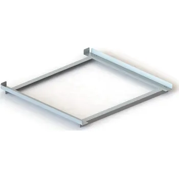 Dílenský regál Uhelníkové uložení pro palety, pozinkované, hloubka 1100 mm, nosnost 250 kg