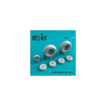 Plastikový model 1/72 Ju-88 wheels set type 12