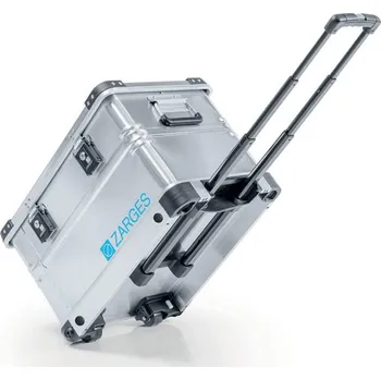 Profesionální, hliníkový pojízdný box s výsuvným madlem, objem 60 l