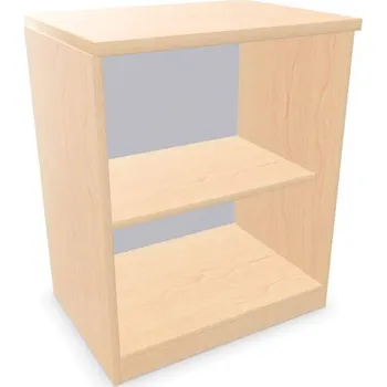 Policová skříň Kancelářská skříň - regál, v x š x h: 740 x 600 x 445 mm, barva javor