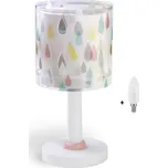 Dalber 41431 COLOR RAIN - Dětská stolní lampička pro holčičky + Dárek LED žárovka (Stolní lampička s kapkami)