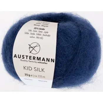 Příze Austermann Kid Silk 04 Námořnická modrá (Kid Silk 04 MARINE)