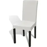 vidaXL Napínací potah na židli krémový…