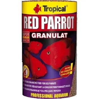 Krmivo pro rybičky Tropical Red Parrot Granulat 250ml