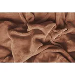 Apex Mikroplyšové oříškové prostěradlo Perfect 180×200 +25 cm Barva: Oříšková, rozměr: 180x200cm