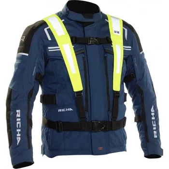 Reflexní popruhy na bundu RICHA SAFETY BELT VEST, fluo žlutá - Velikost XL