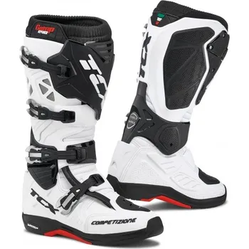 Sport Moto boty TCX COMP EVO 2 MICHELIN® bílo/černé - Velikost 49