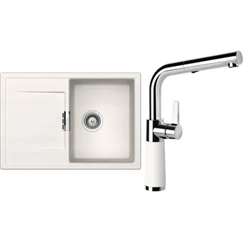 Granitový dřez Set Schock S6-7 (dřez Mono D-100S Polaris + baterie SC-540.120 Polaris)