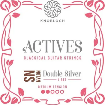 Struna pro kytaru a smyčcový nástroj Knobloch ACTIVES SN NYLON 300ADN (300KAN) - Nylonové struny na kytaru - sada