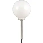 Globo 3378 LED solární zahradní lampa Solar 4x0,06W | IP44 - k zapíchnutí, stříbrná, bílá + K nákupu nad 3000 Kč dárek zdarma