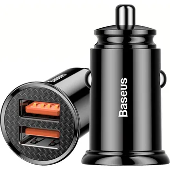 Baseus dual nabíječka do auta mini 15W