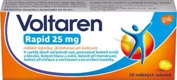 Lék na bolest, zánět a horečku Voltaren Rapid 25 mg