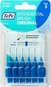 Mezizubní kartáček TePe Interdental Brush Original 0,6 mm 6 ks