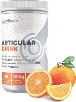 Kloubní výživa Gymbeam Articular Drink Orange 390 g