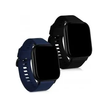 Příslušenství k chytrým hodinkám 2x Náramek pro Xiaomi Huami Amazfit GTS 2 Mini - černá, modrá