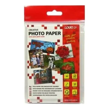 Fotopapír Foto papír LOGO lesklý bílý 10x15cm 4x6&quot; 180g/m2 1440dpi 20listů (EPFR180LDT4L)
