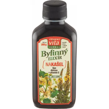 Lék na kašel, rýmu a nachlazení Maxi Vita Bylinný elixír Nakašel 200 ml