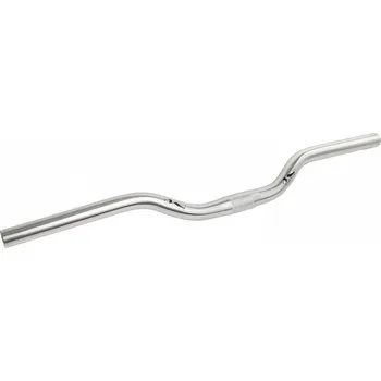 Řídítka řidítka M-Wave 25.4 / 600mm zrnitě stříbřité lesklé