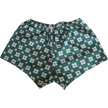 Trenýrky xcena Trenky bavlněné zelené s kostkou Velikost: M/50