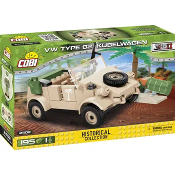 Stavebnice COBI COBI World War II 2402 VW Type 82 Kübelwagen