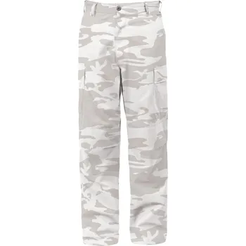 Pánské kalhoty ROTHCO Kalhoty BDU WHITE CAMO velikost: XL
