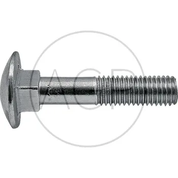 Šroub Vratové šrouby se závitem M12 o délce 40 mm