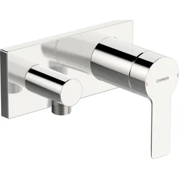 Vodovodní baterie Hansaligna - podomítková sprchová baterie s připojovacím kolínkem, vrchní sada 44549583