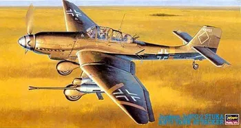 Plastikový model Hasegawa Ju 87G-2 Stuka Rudel 1:48