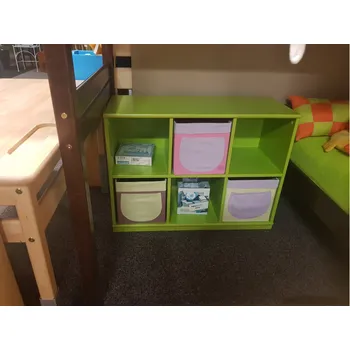 regál DOMESTAV s.r.o. Policový regál 3x2 SMRK zelený