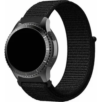 MůjMiBand.cz Nylonový náhradní řemínek pro chytré hodinky 22mm Barva: černá 1530001108
