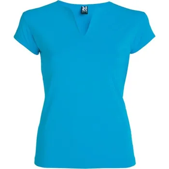 ROLY Tričko Belice, dámské, krátký rukáv E6532-12-S S Tyrkysová