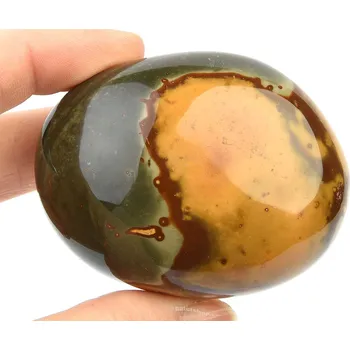 Přírodní kámen Jaspis pestrý hladký kámen (162g)