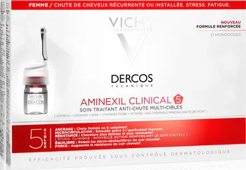 Přípravek proti padání vlasů Vichy Dercos Aminexil Clinical 5 pro ženy 21x 6 ml